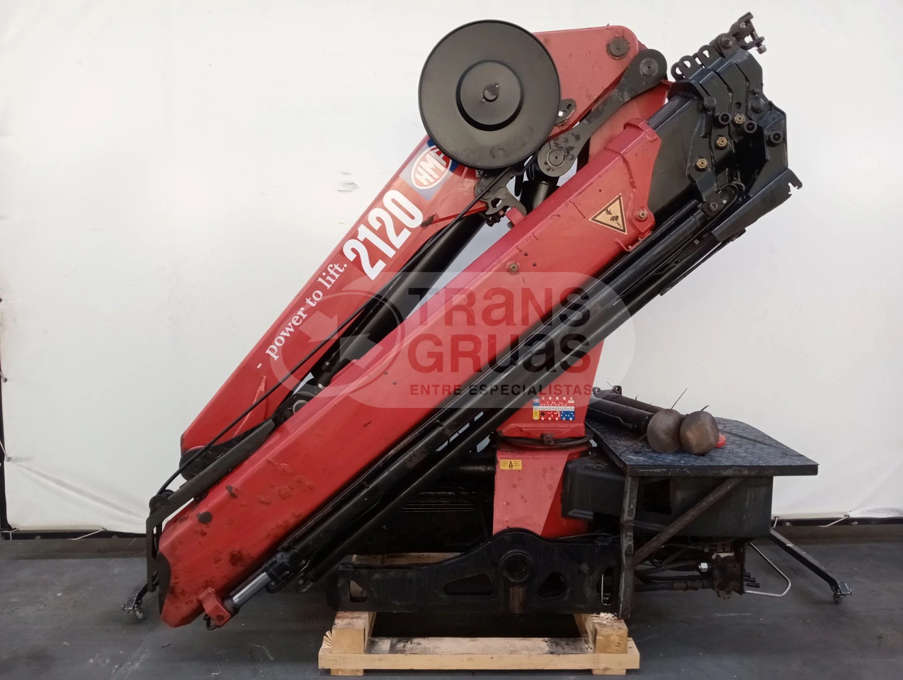 Grúa hidráulica HMF 2120 K RC - Żuraw przeładunkowy: zdjęcie 2 Grúa hidráulica HMF 2120 K RC - Żuraw przeładunkowy: zdjęcie 2