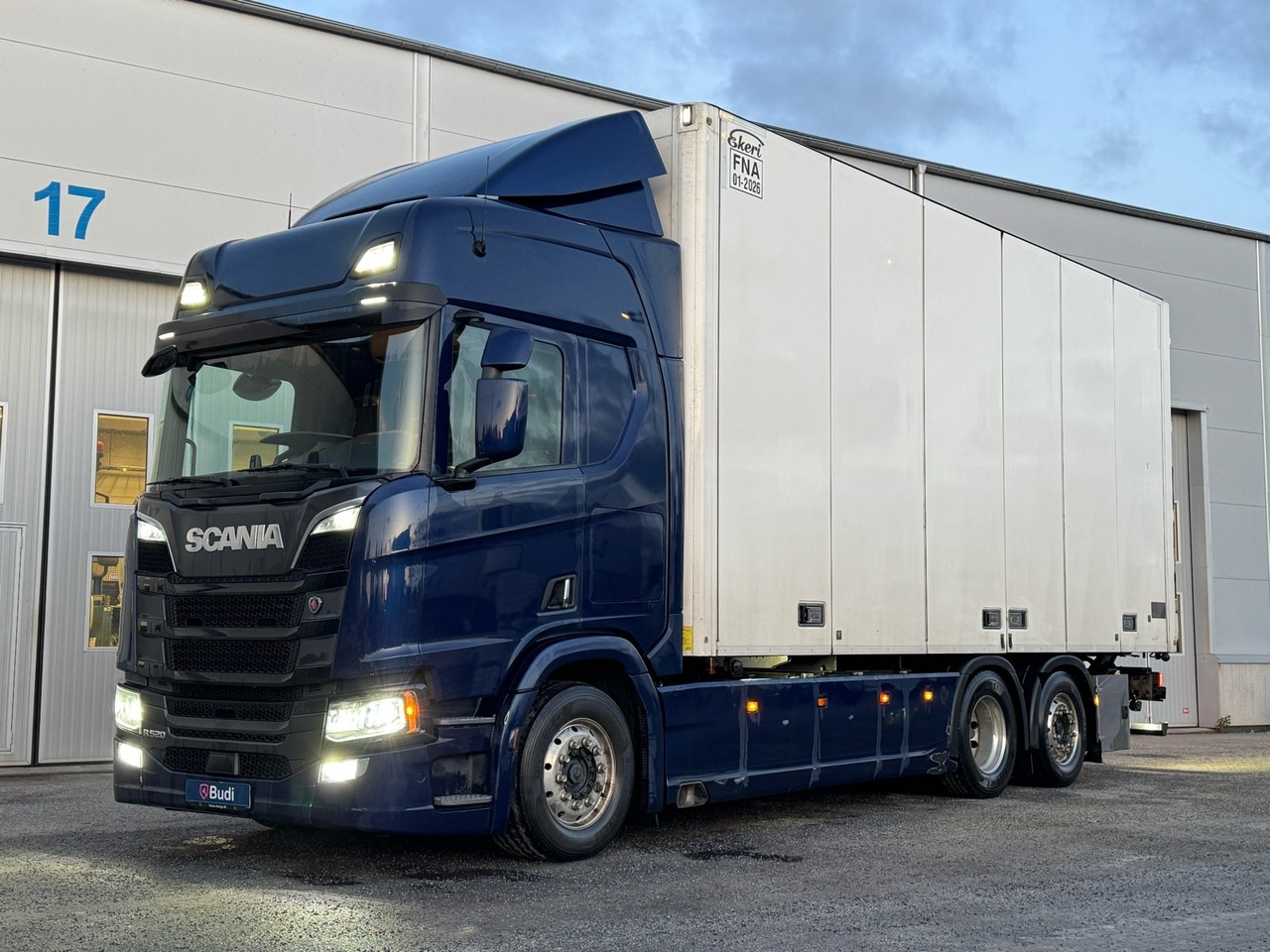 Kylbil Scania R520 B 6X2*4 NB -2019 | FNA - Samochód ciężarowy furgon: zdjęcie 1 Kylbil Scania R520 B 6X2*4 NB -2019 | FNA - Samochód ciężarowy furgon: zdjęcie 1