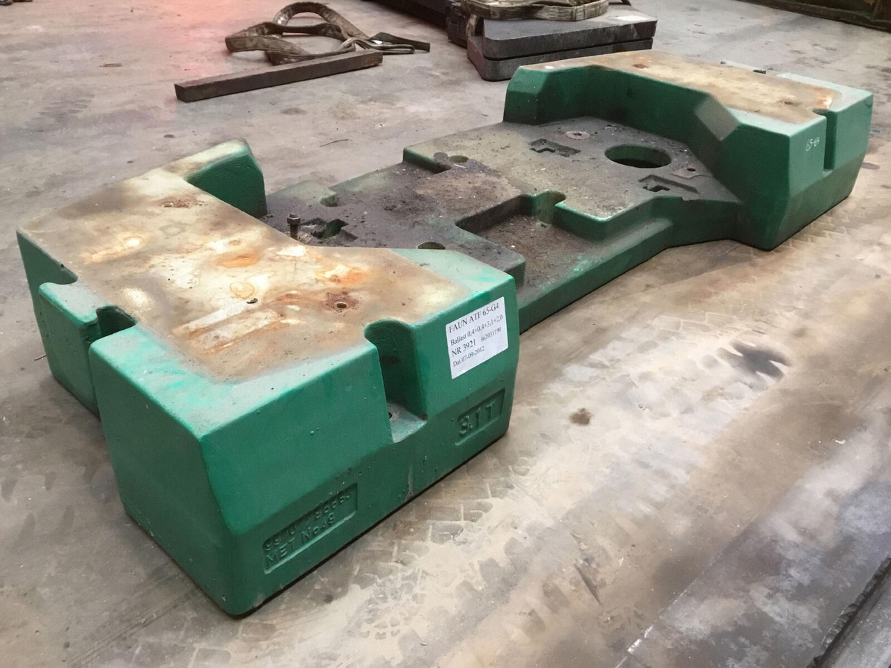 FAUN ATF 65-G4 counterweight 3,1 ton - Przeciwwaga do Dźwigów samojezdnych: zdjęcie 2 FAUN ATF 65-G4 counterweight 3,1 ton - Przeciwwaga do Dźwigów samojezdnych: zdjęcie 2