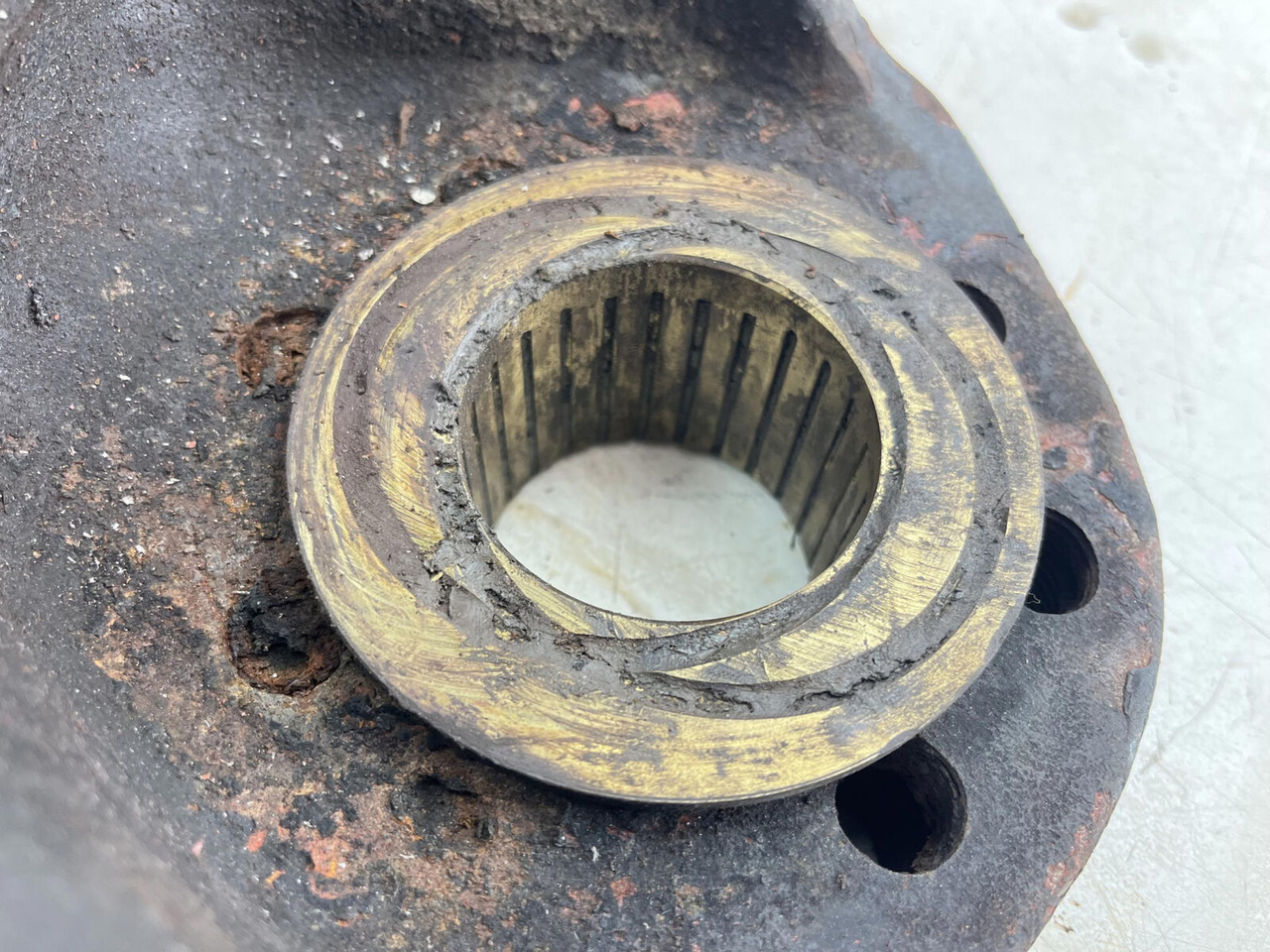 Zwrotnica do Żurawi/ Dźwigów FAUN RTF 50 Steering knuckle 16 holes axle 1 left: zdjęcie 7