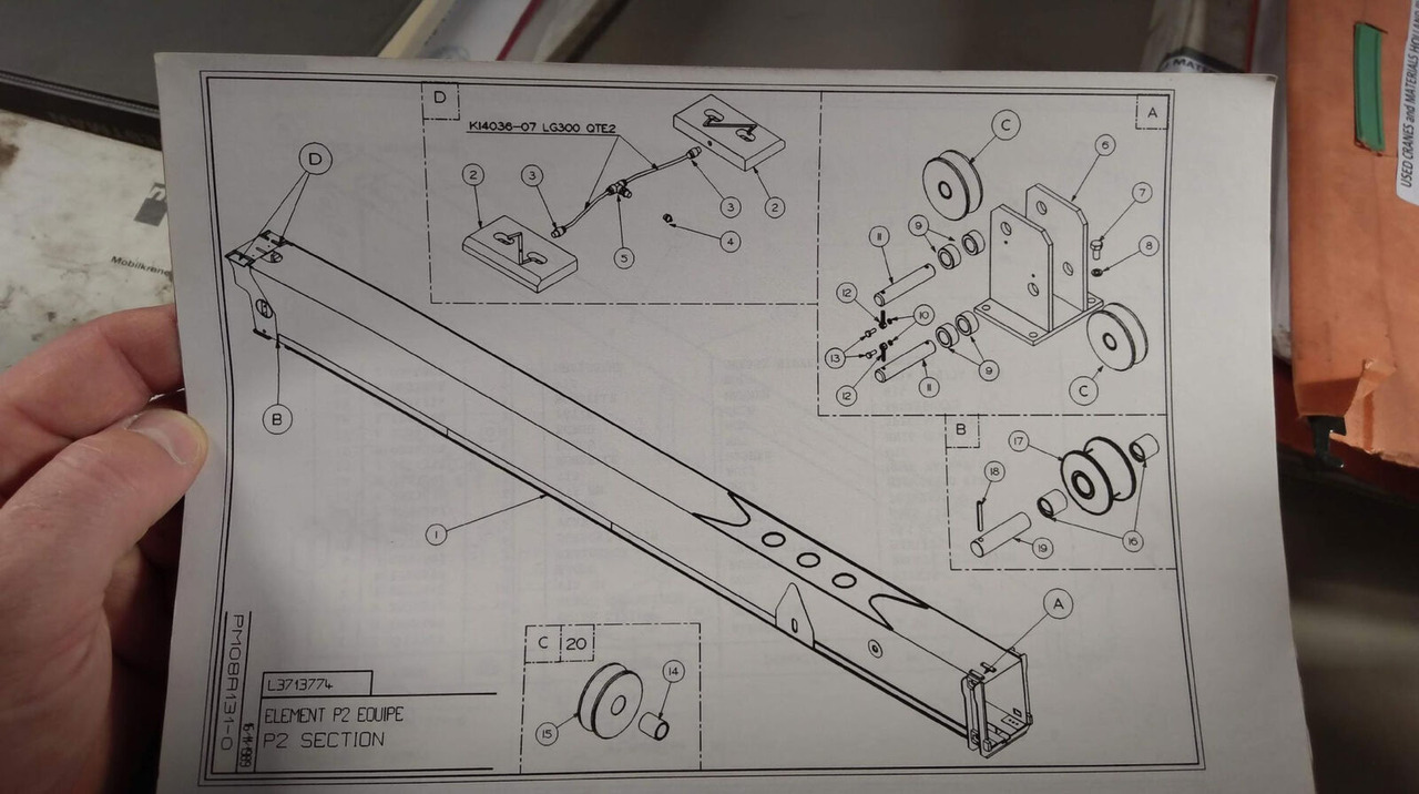 Terex PPM 480 ATT telescopic section 1 - Wysięgnik do Dźwigów samojezdnych: zdjęcie 5 Terex PPM 480 ATT telescopic section 1 - Wysięgnik do Dźwigów samojezdnych: zdjęcie 5