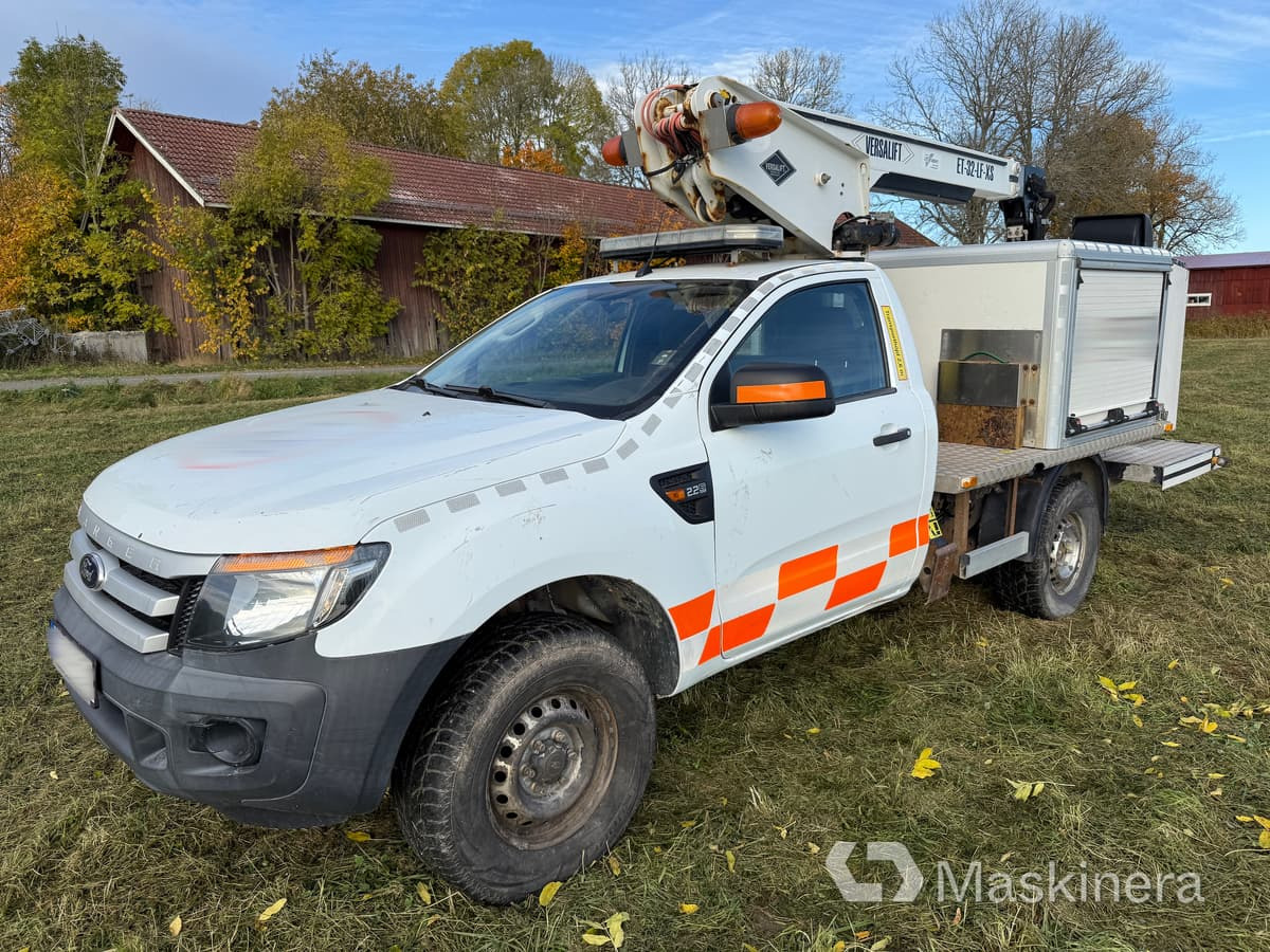 Arbetsbil Ford Ranger med Versalift - Furgon: zdjęcie 1 Arbetsbil Ford Ranger med Versalift - Furgon: zdjęcie 1