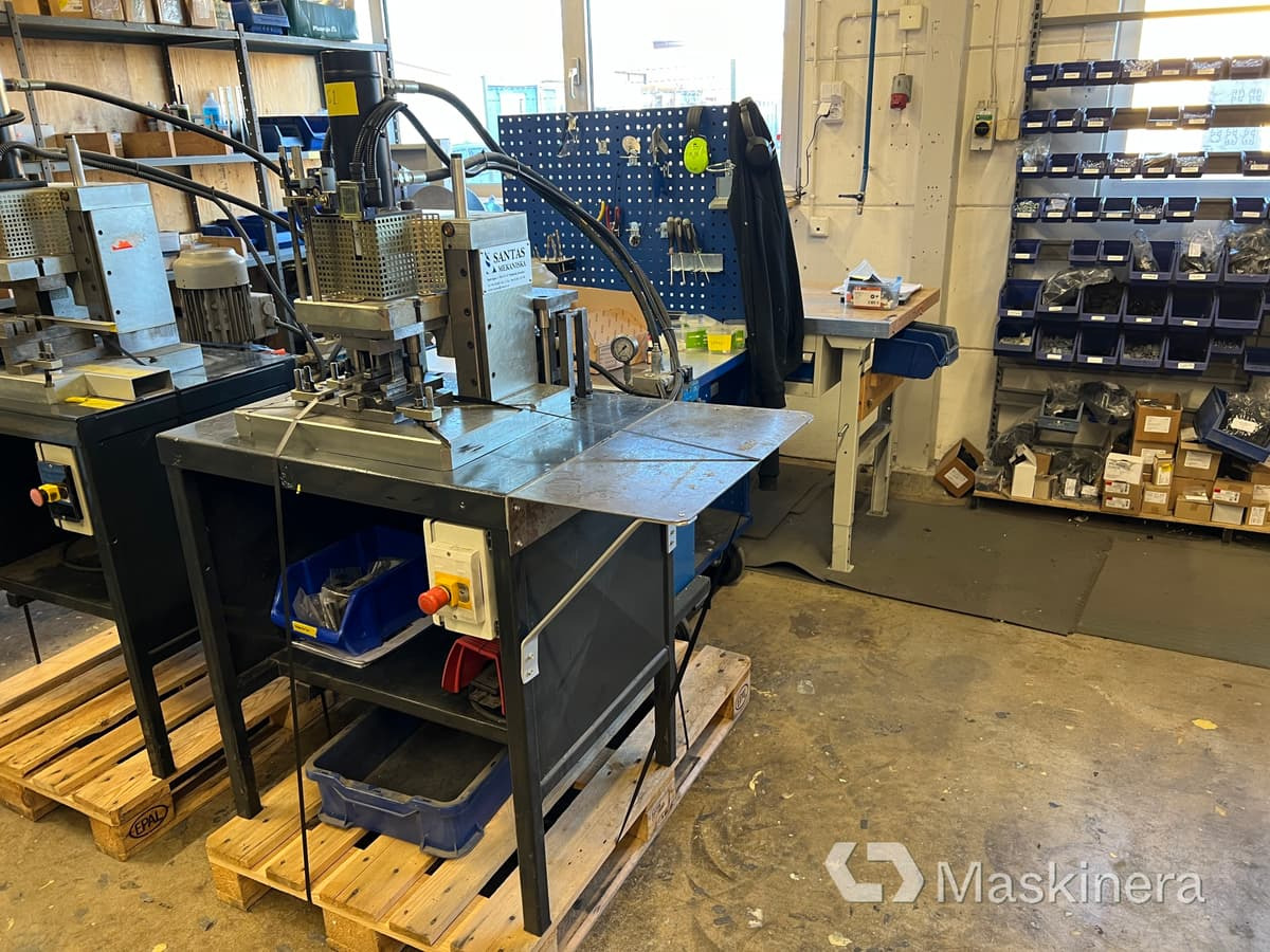 Hydraulisk press Santas Mekaniska DS88 - Prasa krawędziowa: zdjęcie 2 Hydraulisk press Santas Mekaniska DS88 - Prasa krawędziowa: zdjęcie 2