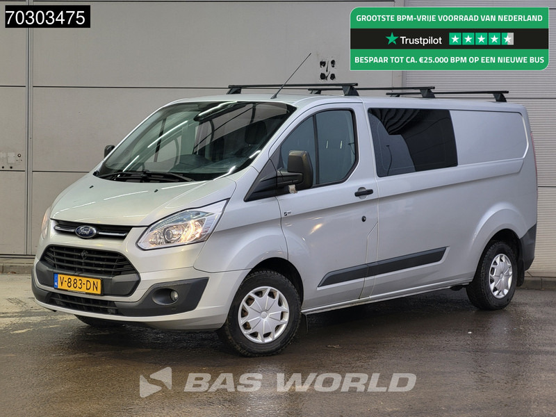 Ford Transit Custom 100pk Dubbel Cabine L2H1 Trekhaak Navi Airco Cruise Camera Parkeersensoren v+a Imperiaal APK 02-2026 Euro6 L2 DC Doka Mixto Airc - Mały samochód dostawczy: zdjęcie 1 Ford Transit Custom 100pk Dubbel Cabine L2H1 Trekhaak Navi Airco Cruise Camera Parkeersensoren v+a Imperiaal APK 02-2026 Euro6 L2 DC Doka Mixto Airc - Mały samochód dostawczy: zdjęcie 1