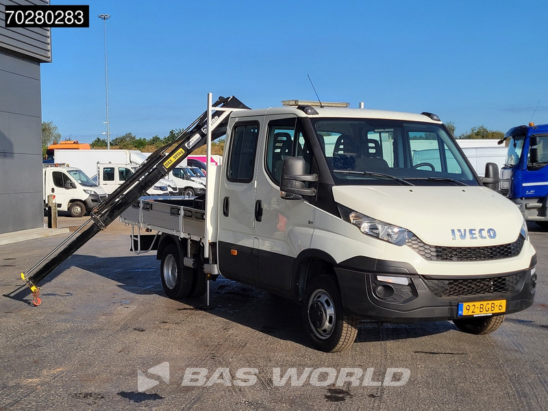 Iveco Daily 50C17 3,0L Automaat 170PK HIAB 017T-2 DC Open laadbak Dubbellucht Airco Euro6 Pickup Crane Kraanwagen Kranwagen Pritsche Airco D - Samochód dostawczy skrzyniowy: zdjęcie 2 Iveco Daily 50C17 3,0L Automaat 170PK HIAB 017T-2 DC Open laadbak Dubbellucht Airco Euro6 Pickup Crane Kraanwagen Kranwagen Pritsche Airco D - Samochód dostawczy skrzyniowy: zdjęcie 2