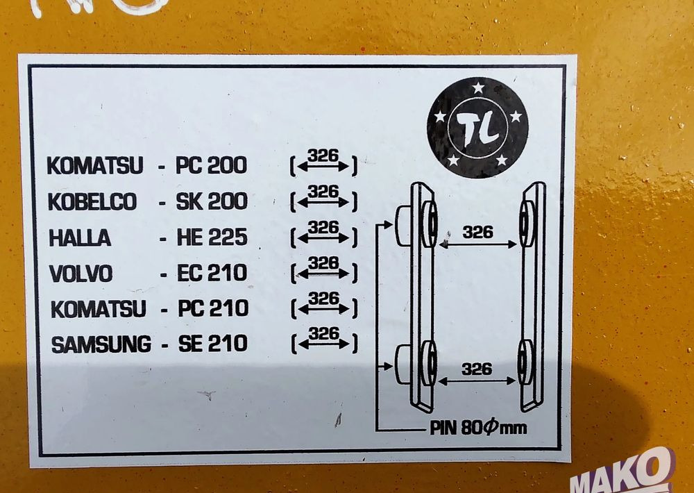 Nowy zrywak do koparki TL Miller fi 80 - Osprzęt do Maszyn budowlanych: zdjęcie 5 Nowy zrywak do koparki TL Miller fi 80 - Osprzęt do Maszyn budowlanych: zdjęcie 5