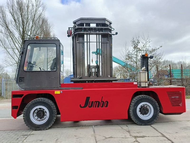 Jumbo J/SH 120/14/75 zijlader side forklift stapler 12 T - Wózek widłowy boczny: zdjęcie 1 Jumbo J/SH 120/14/75 zijlader side forklift stapler 12 T - Wózek widłowy boczny: zdjęcie 1