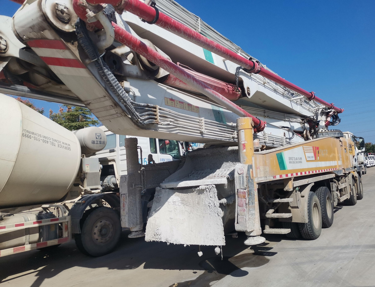 XCMG Factory Second Hand Hydraulic Concrete Pump HB62V 62m Cement Punp Truck For Sale - Pompa do betonu: zdjęcie 4 XCMG Factory Second Hand Hydraulic Concrete Pump HB62V 62m Cement Punp Truck For Sale - Pompa do betonu: zdjęcie 4