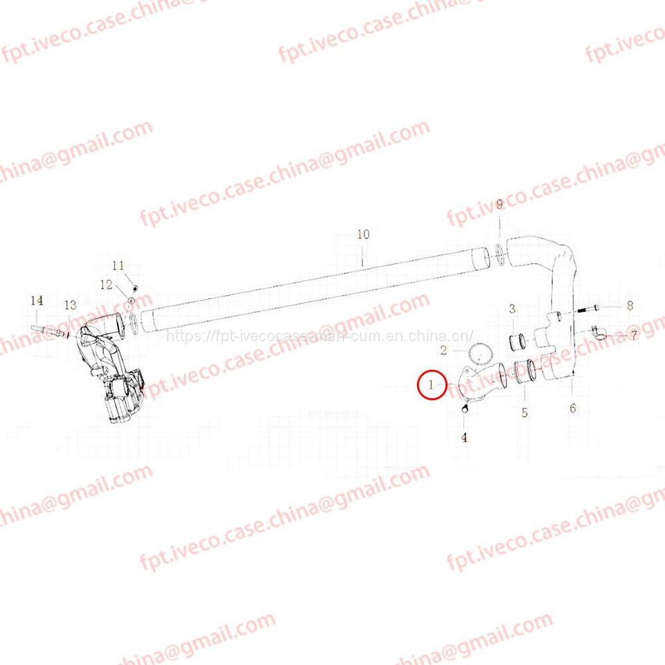 MAN D2066 Coolant elbow pipe 06302-0657 - Układ chłodzenia do Samochodów ciężarowych: zdjęcie 1 MAN D2066 Coolant elbow pipe 06302-0657 - Układ chłodzenia do Samochodów ciężarowych: zdjęcie 1