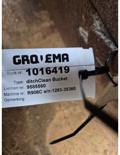 Liebherr DITCH CLEAN BUCKET 2000mm 0,70m³ - Łyżka do Koparek: zdjęcie 2 Liebherr DITCH CLEAN BUCKET 2000mm 0,70m³ - Łyżka do Koparek: zdjęcie 2