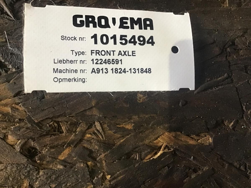 Liebherr Front Axle - Most i części: zdjęcie 1 Liebherr Front Axle - Most i części: zdjęcie 1