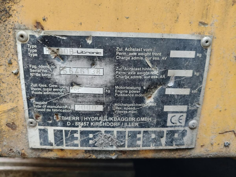 Liebherr R900B Li - Koparka gąsienicowa: zdjęcie 4 Liebherr R900B Li - Koparka gąsienicowa: zdjęcie 4
