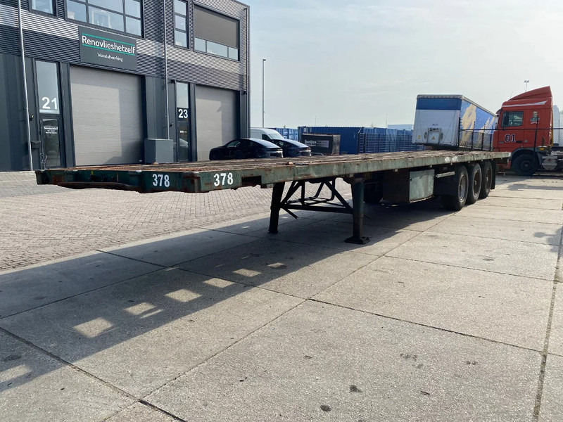 Flandria Plateau Trailer with Tiwst-Locks / SAF - Naczepa platforma/ Burtowa: zdjęcie 4 Flandria Plateau Trailer with Tiwst-Locks / SAF - Naczepa platforma/ Burtowa: zdjęcie 4