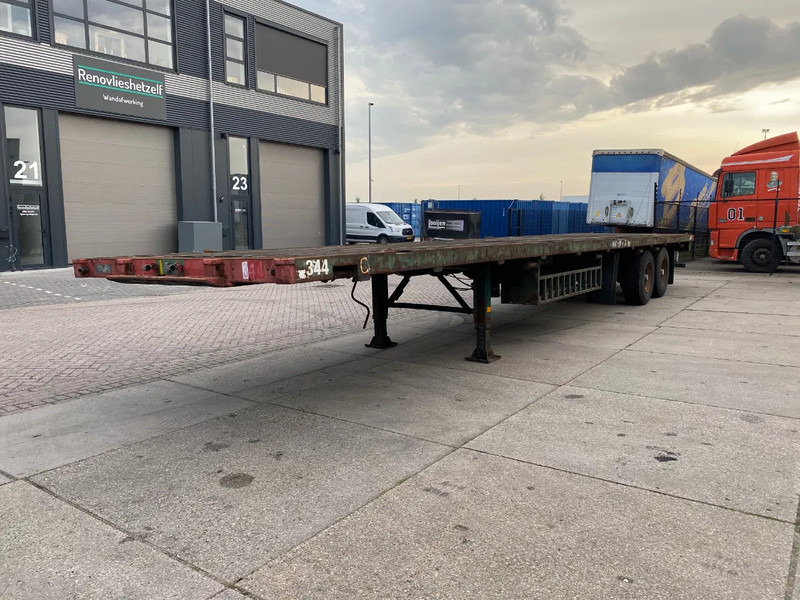Flandria Plateau Trailer with Twist-Locks / BPW + Drums - Naczepa platforma/ Burtowa: zdjęcie 4 Flandria Plateau Trailer with Twist-Locks / BPW + Drums - Naczepa platforma/ Burtowa: zdjęcie 4