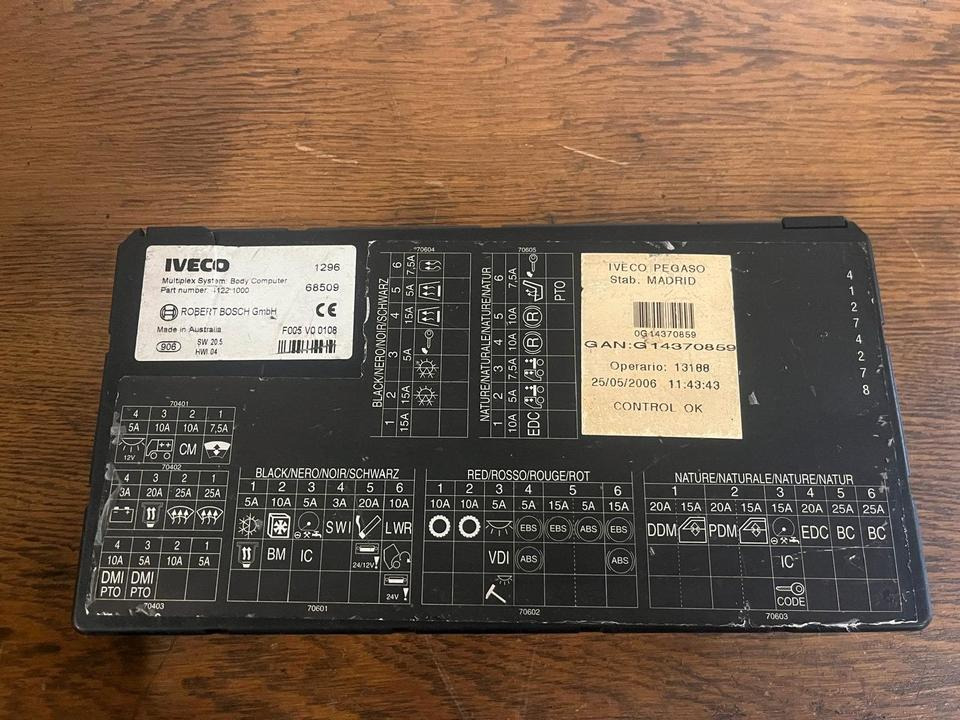 IVECO Steuergerät Multiplex System Body Computer 41221000 - ECU: zdjęcie 2 IVECO Steuergerät Multiplex System Body Computer 41221000 - ECU: zdjęcie 2