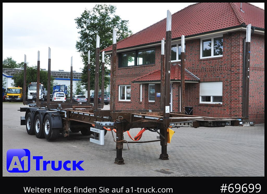 DOLL H3L-14XL Holz Tele, Lenkachse 275 tkm. - Naczepa do drewna: zdjęcie 1 DOLL H3L-14XL Holz Tele, Lenkachse 275 tkm. - Naczepa do drewna: zdjęcie 1