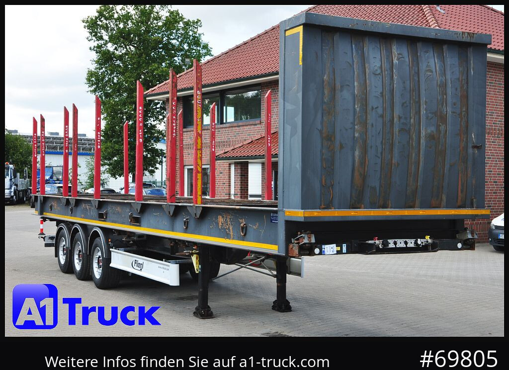 FLIEGL SDS01, Langholz, Containeraufbau, Liftachse, - Naczepa do drewna: zdjęcie 1 FLIEGL SDS01, Langholz, Containeraufbau, Liftachse, - Naczepa do drewna: zdjęcie 1