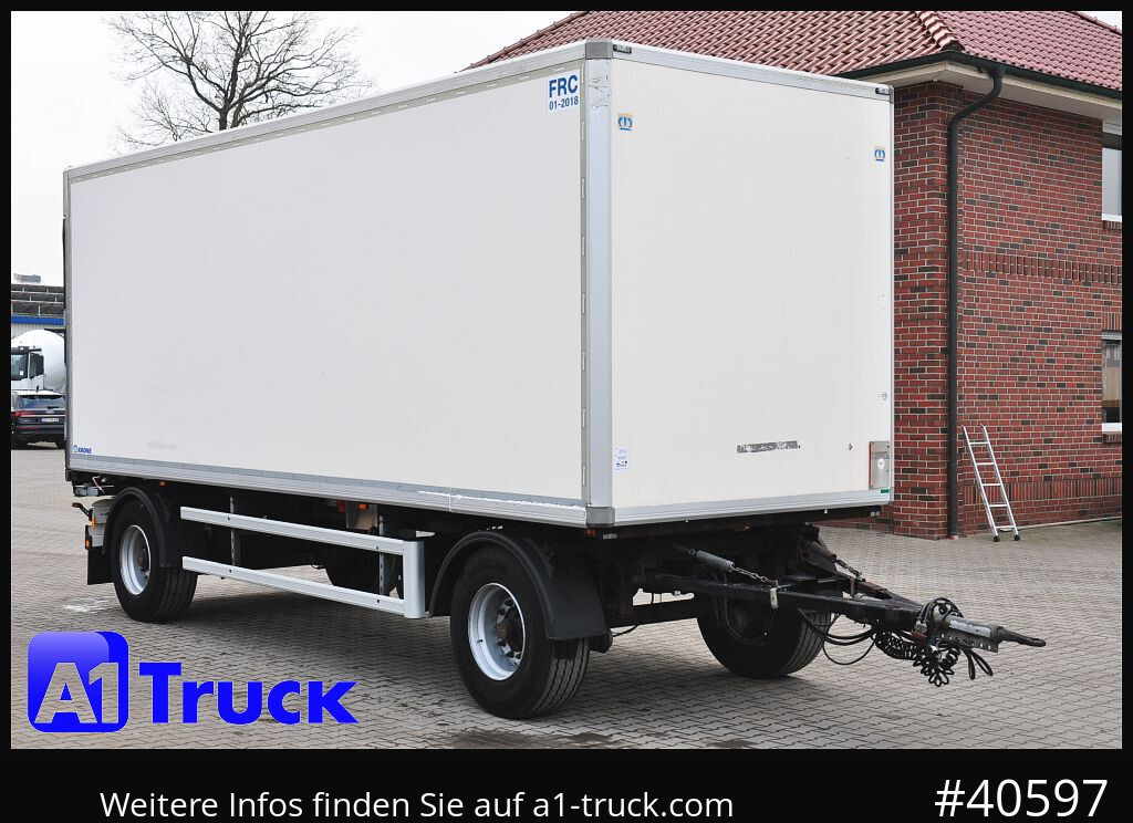 KRONE Koffer ISO, stark isoliert ehemaliger Kühlkoffer, Aluboden - Przyczepa zamknięte nadwozie: zdjęcie 1 KRONE Koffer ISO, stark isoliert ehemaliger Kühlkoffer, Aluboden - Przyczepa zamknięte nadwozie: zdjęcie 1