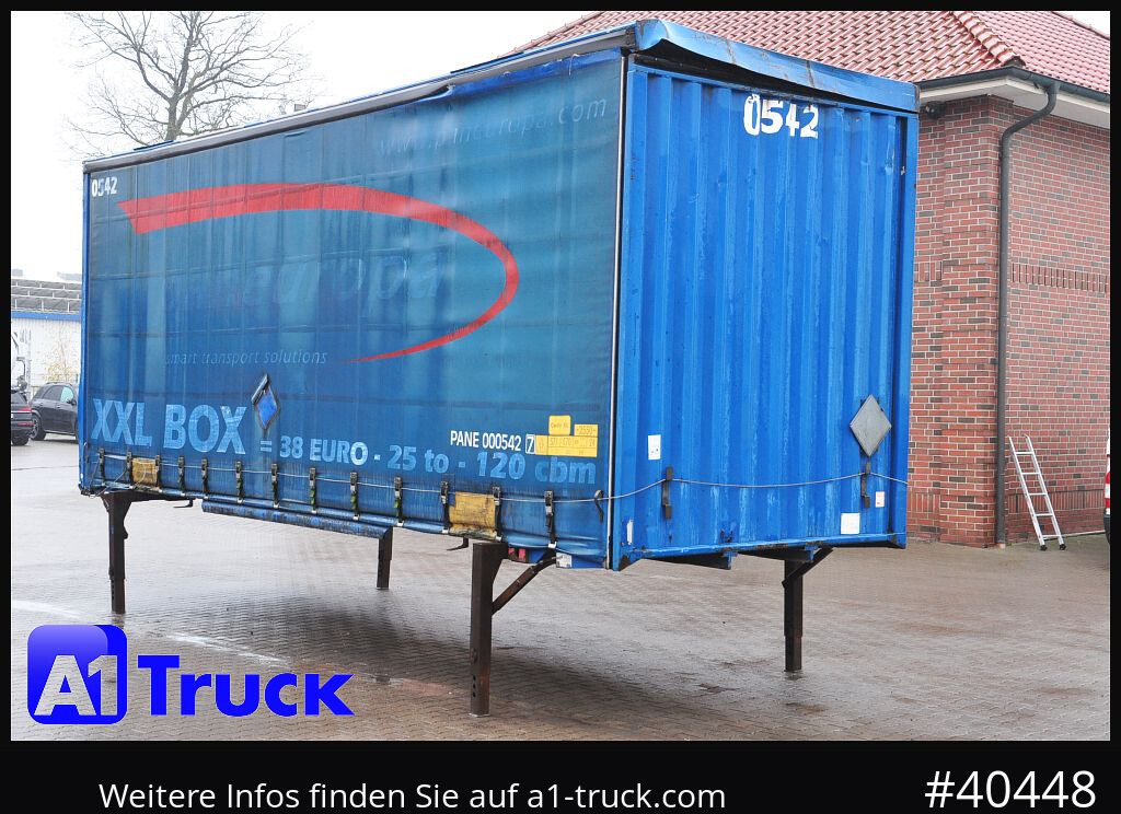 KRONE Wechselbrücke Jumbo BDF 7,82 - Nadwozie - plandeka: zdjęcie 1 KRONE Wechselbrücke Jumbo BDF 7,82 - Nadwozie - plandeka: zdjęcie 1