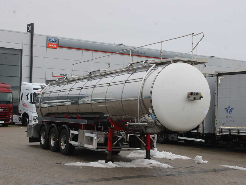 Feldbinder TSA, LIFT AXLE, 32 m³ - Naczepa cysterna: zdjęcie 3 Feldbinder TSA, LIFT AXLE, 32 m³ - Naczepa cysterna: zdjęcie 3