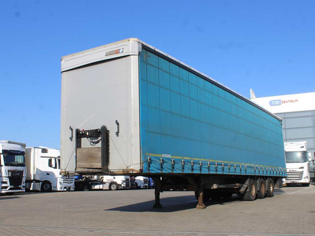 Kögel S 24, LOWDECK, LIFTING AXLE, LIFTING ROOF, MULTILOCK - Naczepa plandeka: zdjęcie 1 Kögel S 24, LOWDECK, LIFTING AXLE, LIFTING ROOF, MULTILOCK - Naczepa plandeka: zdjęcie 1