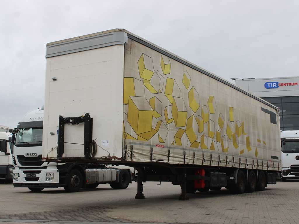 Kögel SN24, LOWDECK, SAF, LIFT AXLE, MULTILOCK, LIFTING ROOF - Naczepa plandeka: zdjęcie 1 Kögel SN24, LOWDECK, SAF, LIFT AXLE, MULTILOCK, LIFTING ROOF - Naczepa plandeka: zdjęcie 1