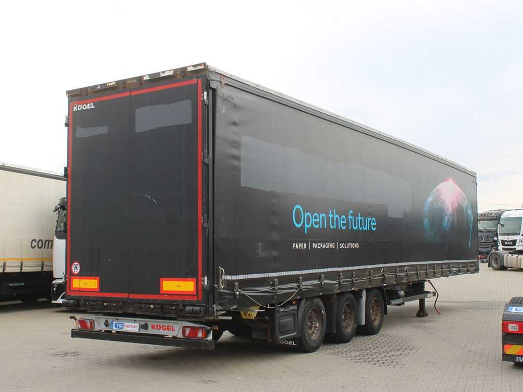 Kögel SN24, LOWDECK, SAF, MULTILOCK, LIFTING AXLE, LIFTING ROOF - Naczepa plandeka: zdjęcie 4 Kögel SN24, LOWDECK, SAF, MULTILOCK, LIFTING AXLE, LIFTING ROOF - Naczepa plandeka: zdjęcie 4