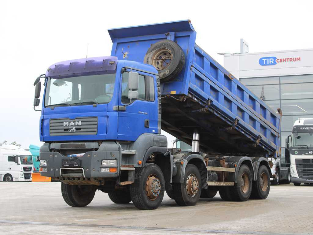 MAN TGA 41.480, 8X6, THREE SIDED, EURO 3, RETARDER, 17m³ - Wywrotka: zdjęcie 1 MAN TGA 41.480, 8X6, THREE SIDED, EURO 3, RETARDER, 17m³ - Wywrotka: zdjęcie 1