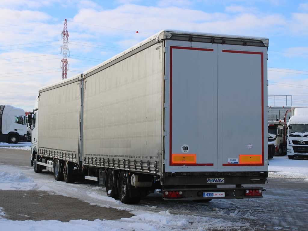 Mercedes-Benz Actros 2545, 6X2, EURO 6, AIR SUSPENSION, DRIVE-THROUGH + PANAV - Samochód ciężarowy plandeka: zdjęcie 5 Mercedes-Benz Actros 2545, 6X2, EURO 6, AIR SUSPENSION, DRIVE-THROUGH + PANAV - Samochód ciężarowy plandeka: zdjęcie 5