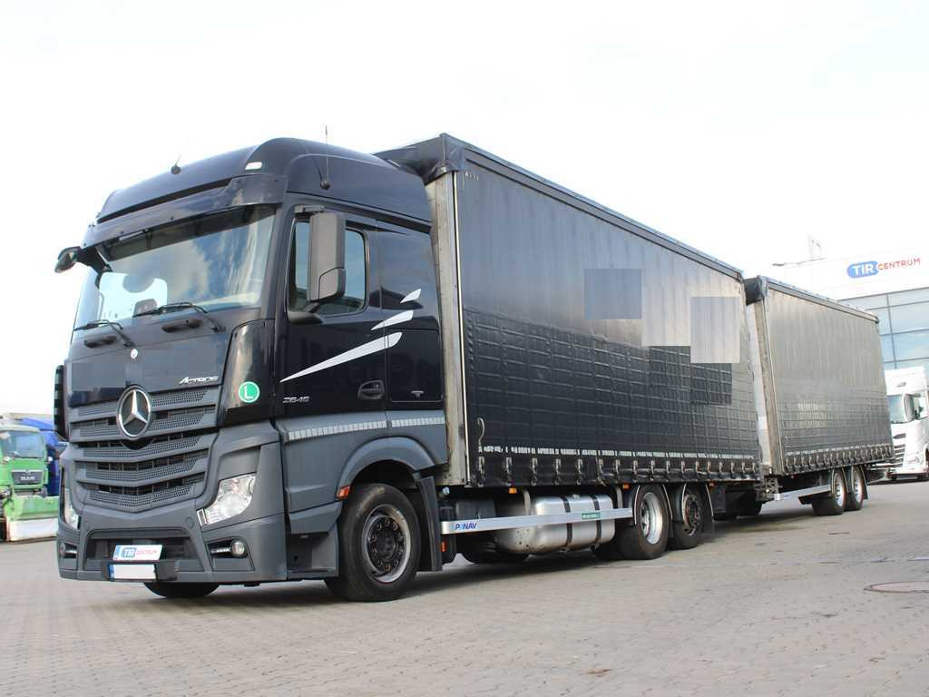 Mercedes-Benz Actros 2545, 6X2, EURO 6, AIR SUSPENSION + PANAV - Samochód ciężarowy plandeka: zdjęcie 1 Mercedes-Benz Actros 2545, 6X2, EURO 6, AIR SUSPENSION + PANAV - Samochód ciężarowy plandeka: zdjęcie 1