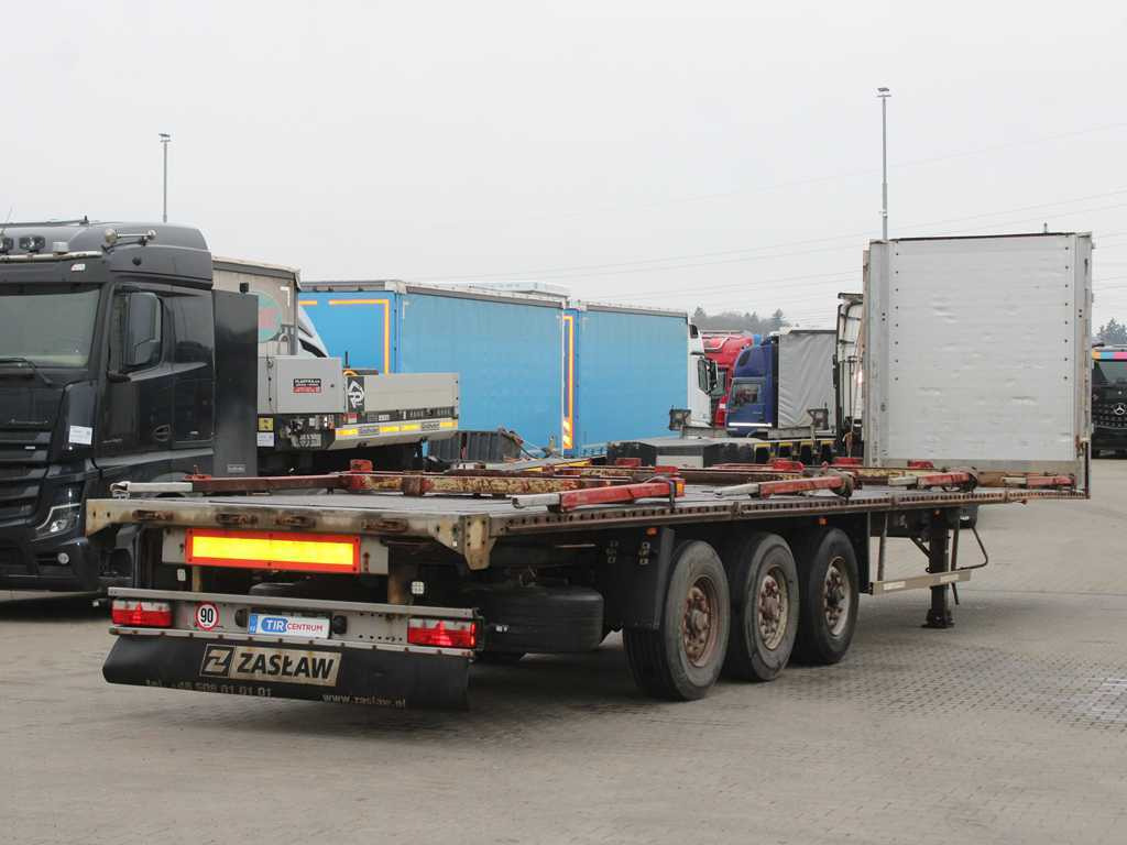 ZASŁAW D-651A, LIFTING AXLE - Naczepa platforma/ Burtowa: zdjęcie 4 ZASŁAW D-651A, LIFTING AXLE - Naczepa platforma/ Burtowa: zdjęcie 4