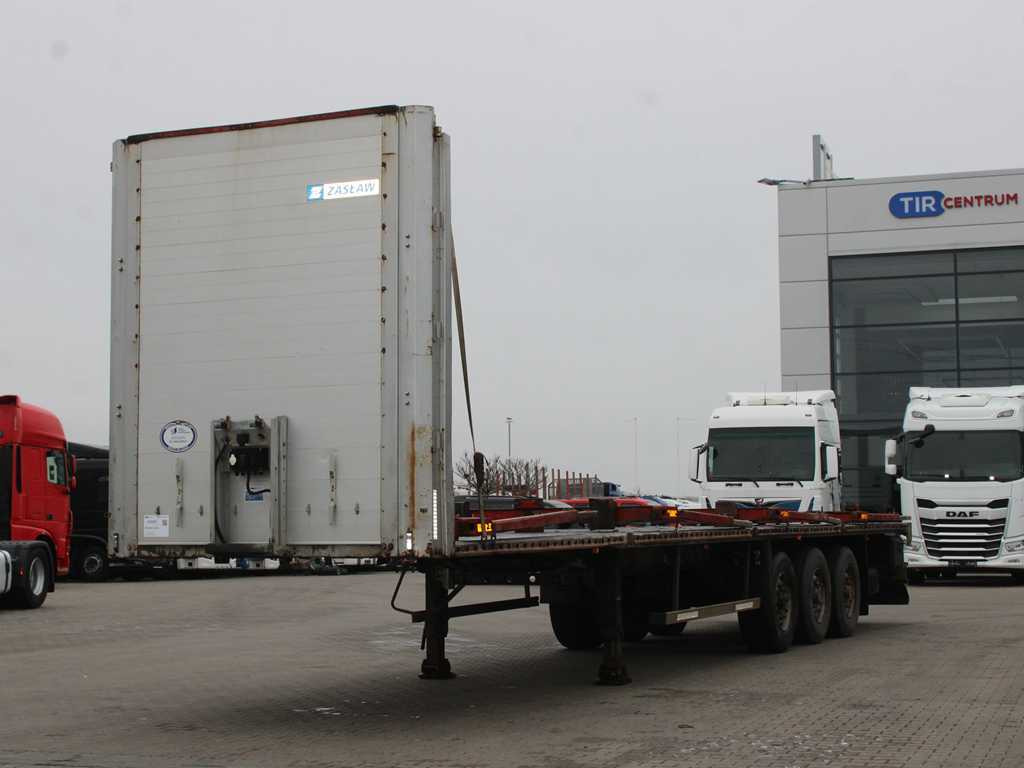 ZASŁAW D-651A, LIFTING AXLE - Naczepa platforma/ Burtowa: zdjęcie 1 ZASŁAW D-651A, LIFTING AXLE - Naczepa platforma/ Burtowa: zdjęcie 1