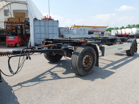 Krone AZ 18, Standard-Lafette Krone-Achsen, - Przyczepa kontenerowiec/ System wymienny: zdjęcie 5 Krone AZ 18, Standard-Lafette Krone-Achsen, - Przyczepa kontenerowiec/ System wymienny: zdjęcie 5