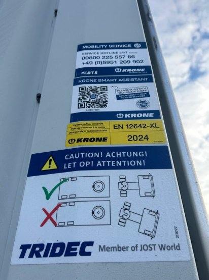 Nowy Naczepa plandeka Krone City Liner Profi, 1-Achs- Zwangsgelenkt, Dhollandia LBW 2000kg,: zdjęcie 15 Nowy Naczepa plandeka Krone City Liner Profi, 1-Achs- Zwangsgelenkt, Dhollandia LBW 2000kg,: zdjęcie 15