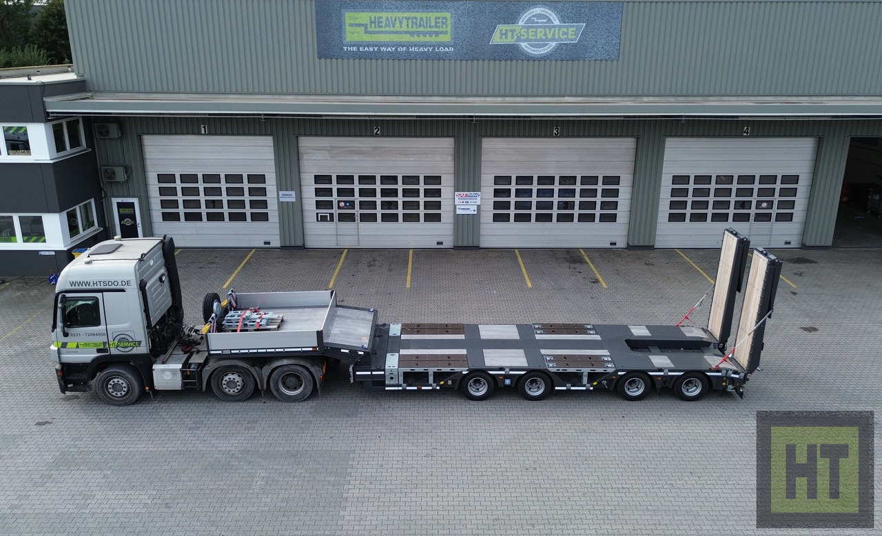 Faymonville 4-(2+2)-Achs-Tele-Semi m. Radmulden u. Rampen - Naczepa niskopodwoziowa: zdjęcie 2 Faymonville 4-(2+2)-Achs-Tele-Semi m. Radmulden u. Rampen - Naczepa niskopodwoziowa: zdjęcie 2