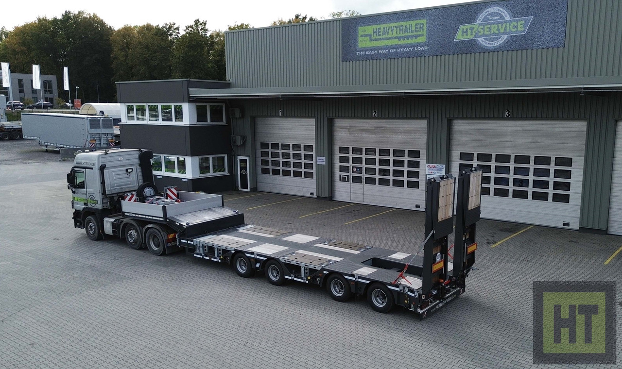 Faymonville 4-(2+2)-Achs-Tele-Semi m. Radmulden u. Rampen - Naczepa niskopodwoziowa: zdjęcie 1 Faymonville 4-(2+2)-Achs-Tele-Semi m. Radmulden u. Rampen - Naczepa niskopodwoziowa: zdjęcie 1