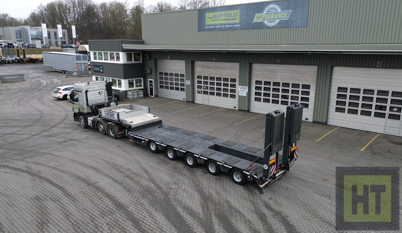 Faymonville 5-Achs-Tele-Semi-Halbachsen-Twinaxle-hydr Rampen - Naczepa niskopodwoziowa: zdjęcie 1 Faymonville 5-Achs-Tele-Semi-Halbachsen-Twinaxle-hydr Rampen - Naczepa niskopodwoziowa: zdjęcie 1