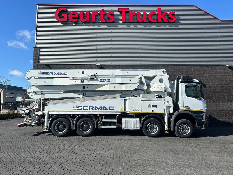 Mercedes-Benz Arocs 4451 8X4 + SERMAC 5Z42 BETONPOMP/BETONPUMPE/CONCRETE PUMP - Pompa do betonu: zdjęcie 4 Mercedes-Benz Arocs 4451 8X4 + SERMAC 5Z42 BETONPOMP/BETONPUMPE/CONCRETE PUMP - Pompa do betonu: zdjęcie 4