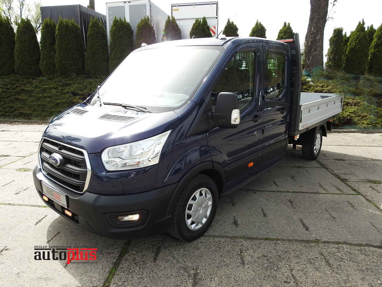 FORD TRANSIT STAKE BODY DOUBLE CABIN DOKA 7 SEATS CRUISE CONTROL AIR CONDITIONING LED LIGHTS 130HP - Samochód dostawczy doka: zdjęcie 1 FORD TRANSIT STAKE BODY DOUBLE CABIN DOKA 7 SEATS CRUISE CONTROL AIR CONDITIONING LED LIGHTS 130HP - Samochód dostawczy doka: zdjęcie 1