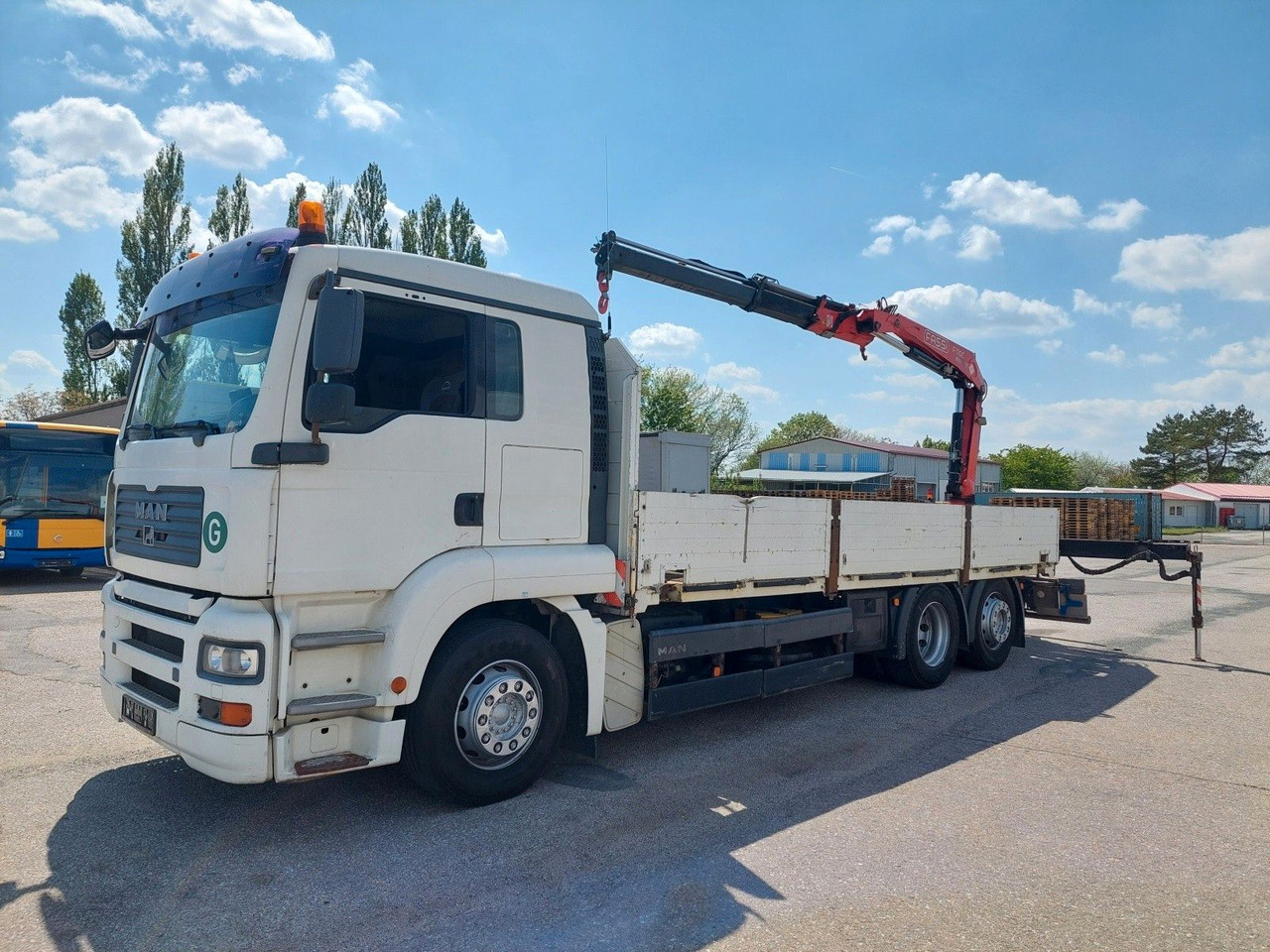 MAN GA 26.320 6X2-2 BL + Kran Fassi F110AC22 - Samochód ciężarowy skrzyniowy/ Platforma, Samochod ciężarowy z HDS: zdjęcie 1 MAN GA 26.320 6X2-2 BL + Kran Fassi F110AC22 - Samochód ciężarowy skrzyniowy/ Platforma, Samochod ciężarowy z HDS: zdjęcie 1