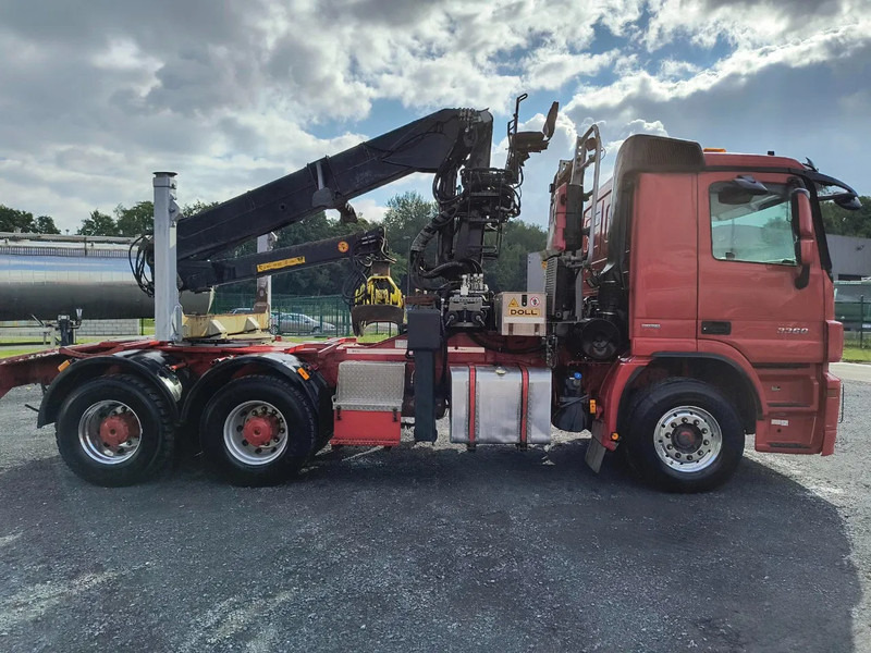 Mercedes-Benz Actros 3360 V8 CRANE HIAB 251S80 - 6X4 - V8 - Samochód do drewna, Samochod ciężarowy z HDS: zdjęcie 4 Mercedes-Benz Actros 3360 V8 CRANE HIAB 251S80 - 6X4 - V8 - Samochód do drewna, Samochod ciężarowy z HDS: zdjęcie 4