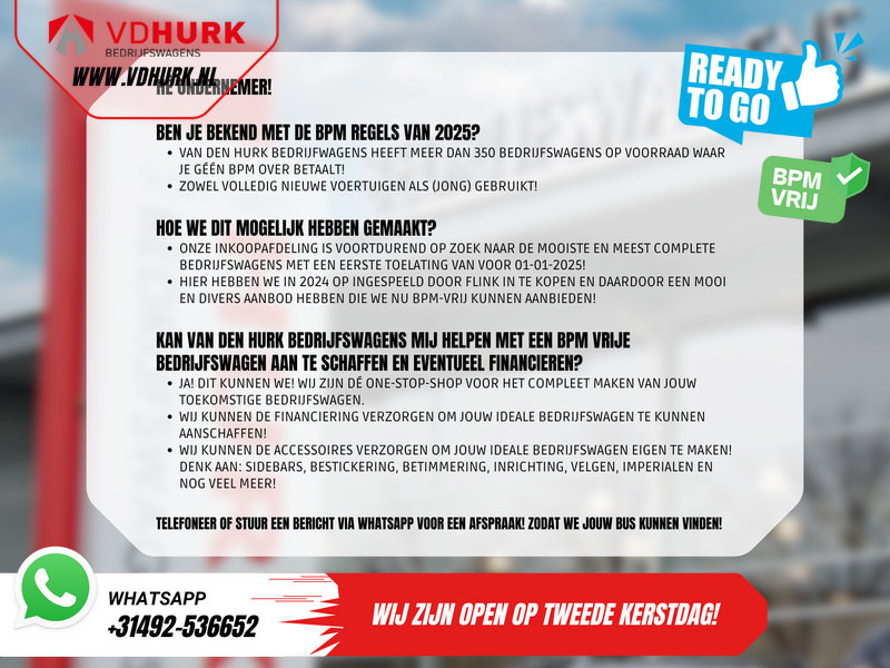 Furgon Fiat Doblò 1.5 HDi 100 pk 3 Pers./ CarPlay/ Stoelverw./ Camera/ PDC/ Cruise/ Airco: zdjęcie 8