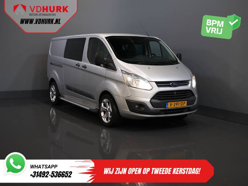 Ford Transit Custom 2.2 TDCI Trend Dubbel Cabine DC L2 BPM VRIJ! NL Auto/ Leder/ Stoelverw./ Camera/ PDC/ LMV/ Sidesteps - Mały samochód dostawczy, Samochód dostawczy doka: zdjęcie 1 Ford Transit Custom 2.2 TDCI Trend Dubbel Cabine DC L2 BPM VRIJ! NL Auto/ Leder/ Stoelverw./ Camera/ PDC/ LMV/ Sidesteps - Mały samochód dostawczy, Samochód dostawczy doka: zdjęcie 1