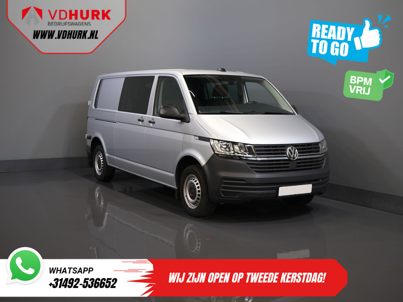 Volkswagen Transporter T6.1 2.0 TDI 150 pk DSG Aut. L2 DC BPM VRIJ! Dubbel Cabine 6 Pers./ Lage KM!/ Adapt.Cruise/ 270Gr. Deuren/ Navi/ Carplay/ Trekha - Furgon, Samochód dostawczy doka: zdjęcie 1 Volkswagen Transporter T6.1 2.0 TDI 150 pk DSG Aut. L2 DC BPM VRIJ! Dubbel Cabine 6 Pers./ Lage KM!/ Adapt.Cruise/ 270Gr. Deuren/ Navi/ Carplay/ Trekha - Furgon, Samochód dostawczy doka: zdjęcie 1