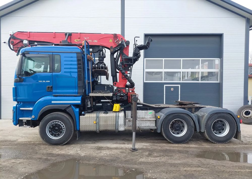 MAN TGS 26-480 6x4 do drewna PALFINGER Epsilon S 270L83 - Ciągnik siodłowy: zdjęcie 2 MAN TGS 26-480 6x4 do drewna PALFINGER Epsilon S 270L83 - Ciągnik siodłowy: zdjęcie 2