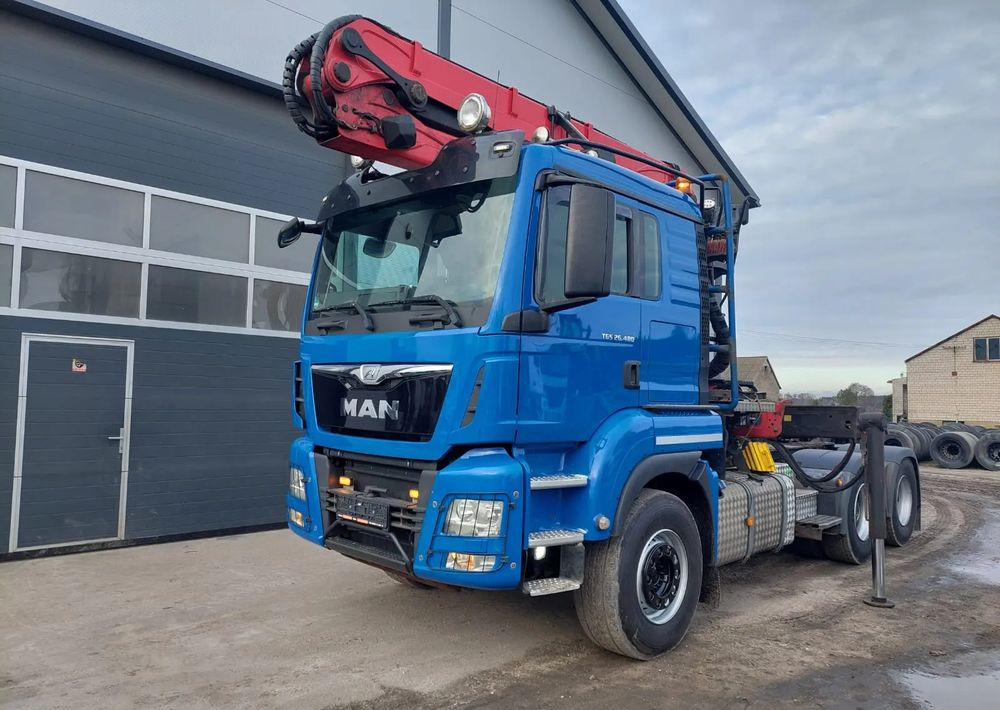 MAN TGS 26-480 6x4 do drewna PALFINGER Epsilon S 270L83 - Ciągnik siodłowy: zdjęcie 5 MAN TGS 26-480 6x4 do drewna PALFINGER Epsilon S 270L83 - Ciągnik siodłowy: zdjęcie 5