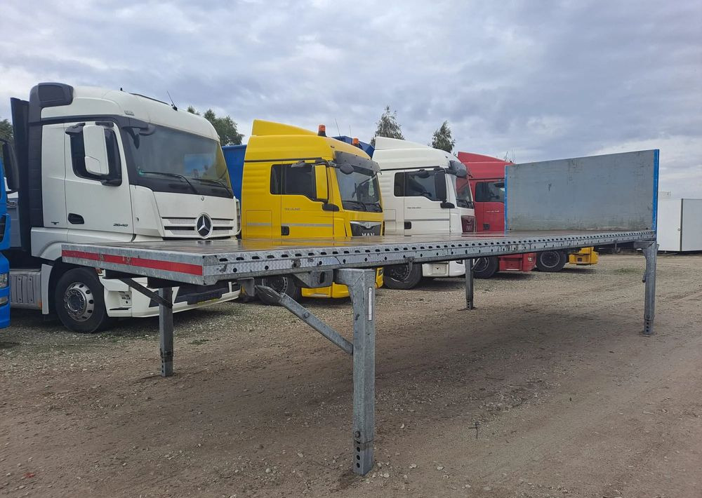 Krone Platforma 7,45 Ackermann - Zabudowa skrzyniowa: zdjęcie 1 Krone Platforma 7,45 Ackermann - Zabudowa skrzyniowa: zdjęcie 1