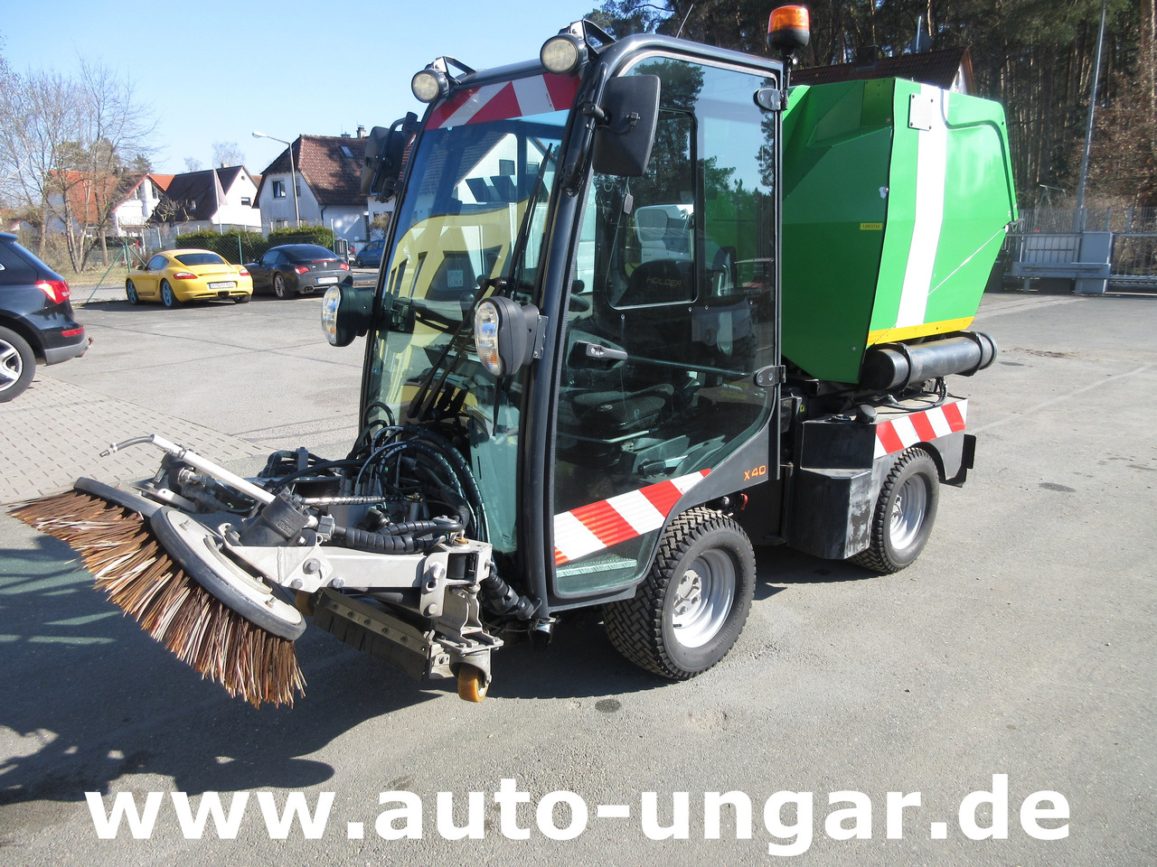 Holder X40 / X45 Baujahr 2017 Knicklenkung Kehraufbau 4x4 Kommunalhydraulik Frontheber - Zamiatarka uliczna: zdjęcie 1 Holder X40 / X45 Baujahr 2017 Knicklenkung Kehraufbau 4x4 Kommunalhydraulik Frontheber - Zamiatarka uliczna: zdjęcie 1