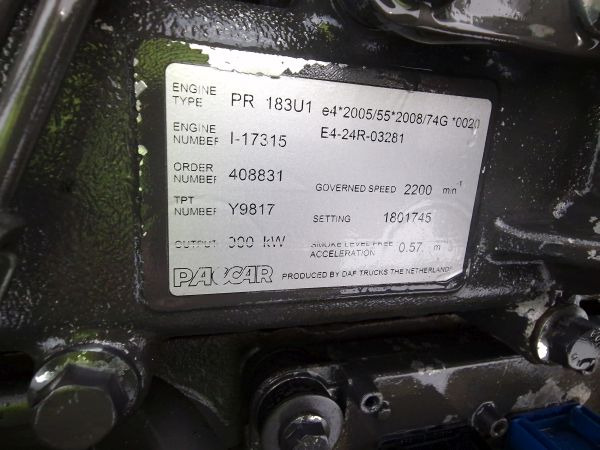 Silnik do Samochodów ciężarowych DAF PR183 U1 refuse Spec Engine (Truck): zdjęcie 11 Silnik do Samochodów ciężarowych DAF PR183 U1 refuse Spec Engine (Truck): zdjęcie 11