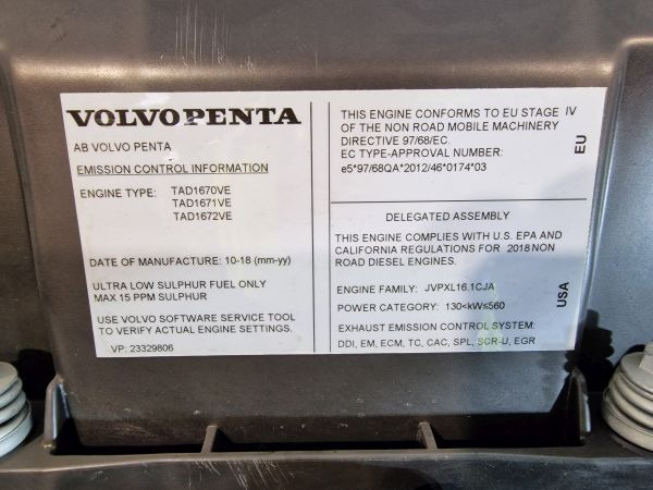 Volvo TAD1672VE Engine (Industrial) New - Silnik do Maszyn przemysłowych: zdjęcie 2 Volvo TAD1672VE Engine (Industrial) New - Silnik do Maszyn przemysłowych: zdjęcie 2